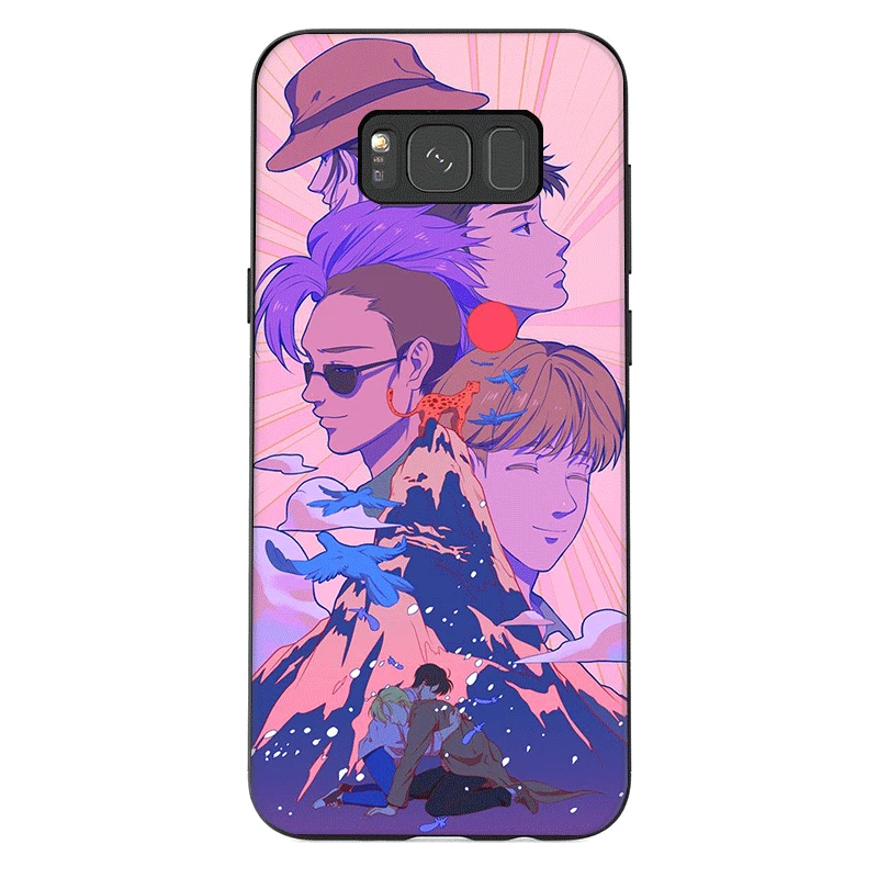 Чехол для телефона Samsung J6 A70 A60 A50 A40 A20 A30 A10 A7 A6 A5 A3 A8 A9 крышка Банановая рыба оболочка