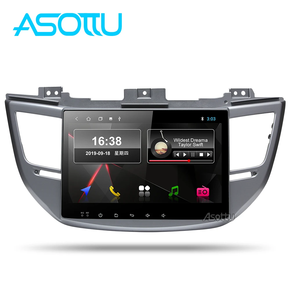 Asottu CXTS1060 android 9,0 PX30 автомобильный dvd gps плеер для Tucson ix35 Автомобильная dvd-навигационная система raido Аудио Видео плеер автомобиль 2 din
