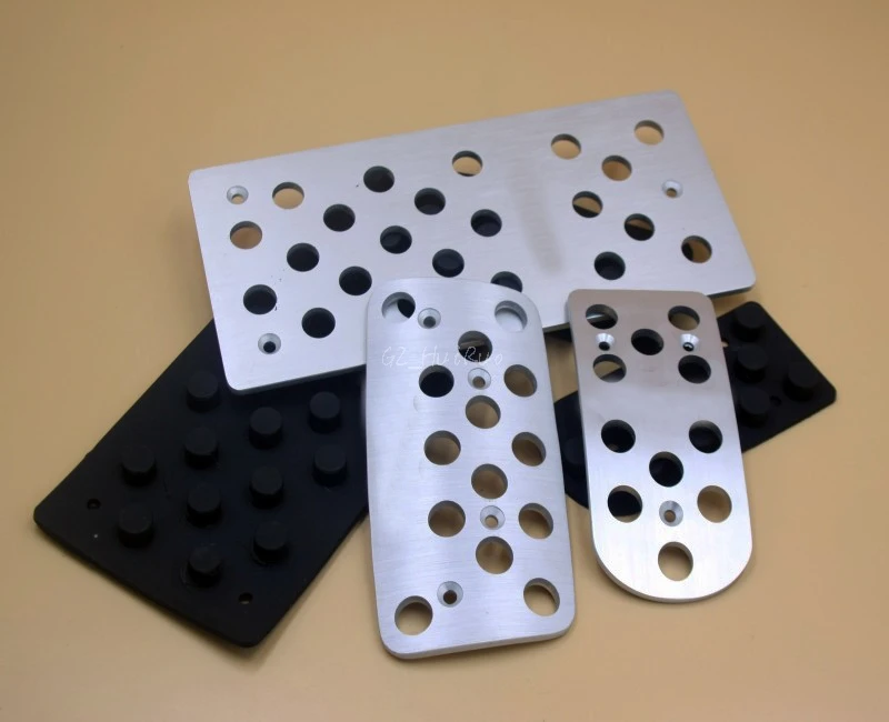 Высокое качество алюминиевого сплава Авто ускоритель тормоз ног педали наклейки