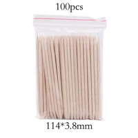 100pcslot chopsticks for manicure pedicure care nails design tools wooden sticks for the cuticle pusher remover point drill