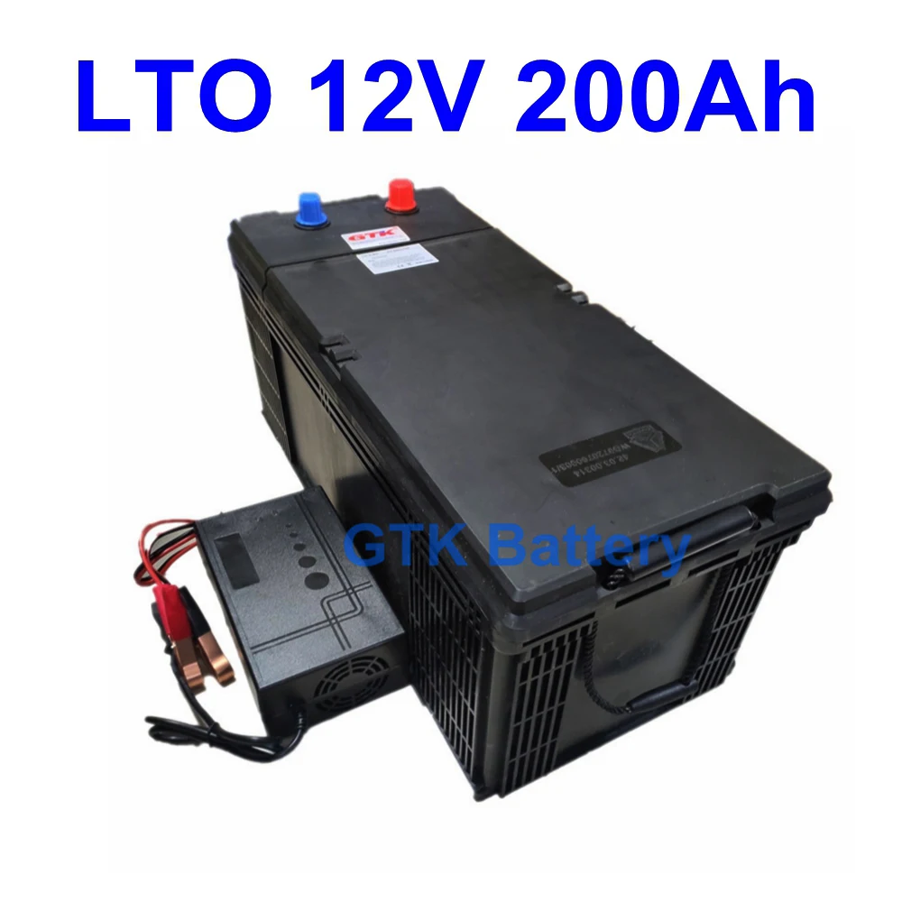 LTO 12V 200Ah литиевая Батарея пакет для электрических транспортных средств EV RV