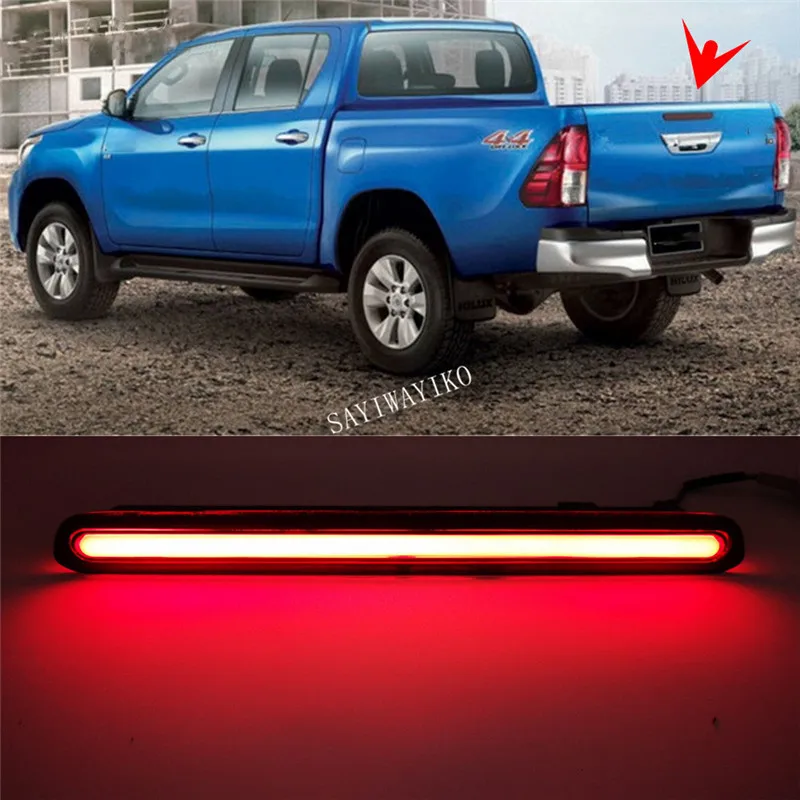 

1Set LED COB Reflector Lamp Rear DRL for Toyota Hilux Revo 2015 2016 2017 2018 brake light Reverse light Trunk lamp tail light