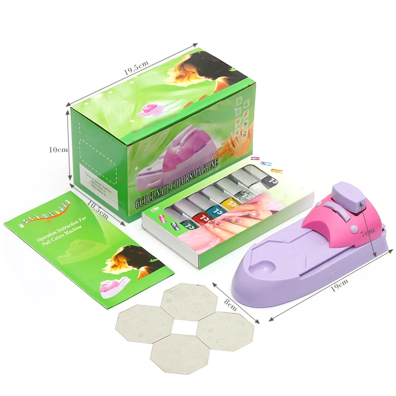 DIY Дизайн ногтей штамп для дизайна печатная машина рисования металла тарелки с