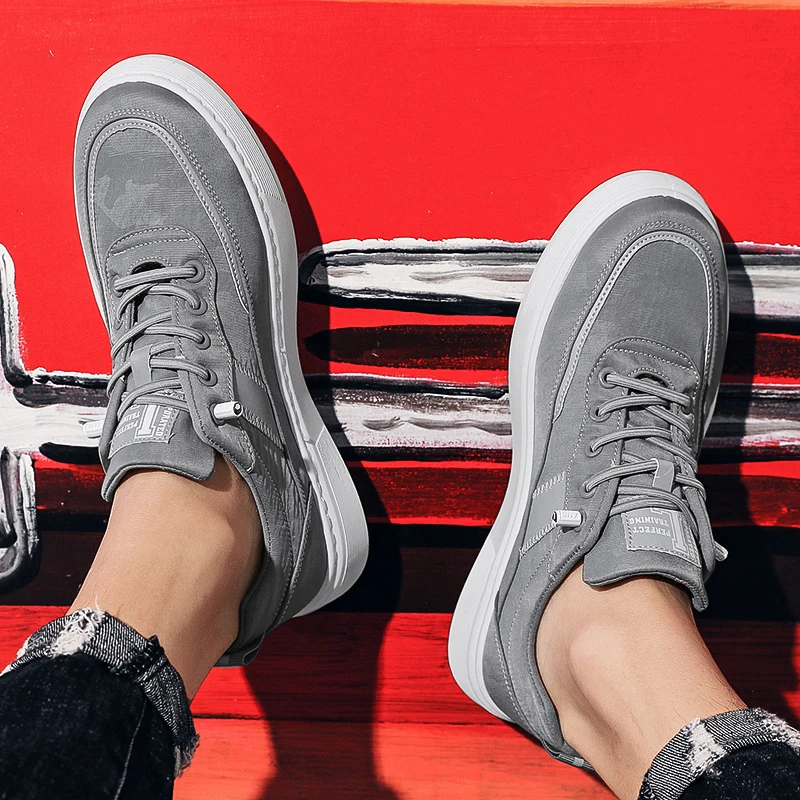 

Spring shoes men's fashion shoes Korean men's cloth shoes casual summer breathable board shoes fashion low top canvas shoes