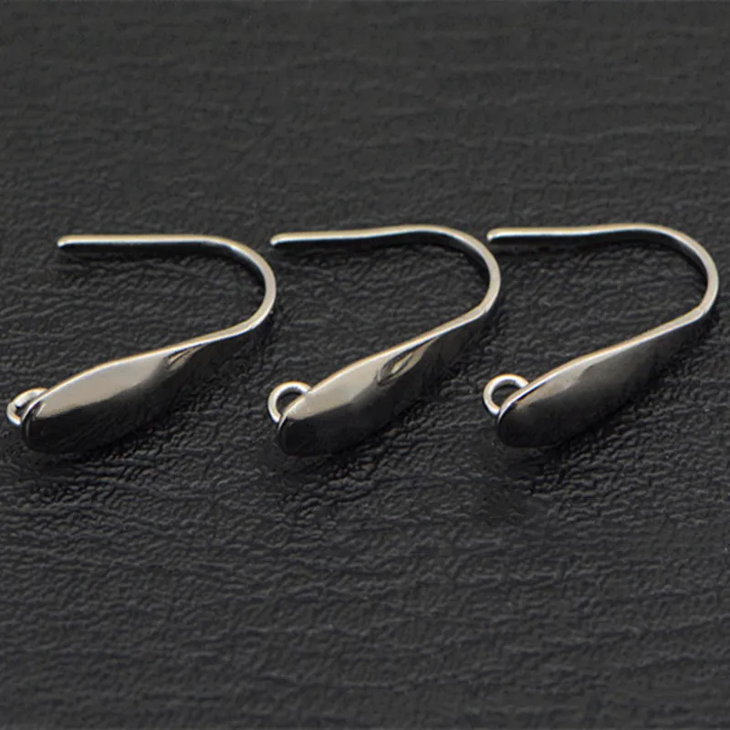 20 шт./лот никогда не выцветают серьги из нержавеющей стали крючки ушные провода