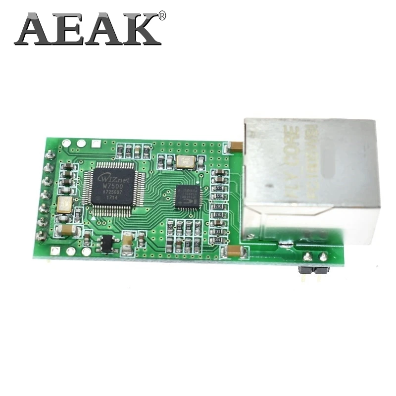 Последовательный к Ethernet конвертер Модуль S2E последовательный UART ttl к Ethernet TCPIP модуль DHCP и DNS веб-Config инструмент для USR-TCP232-T2