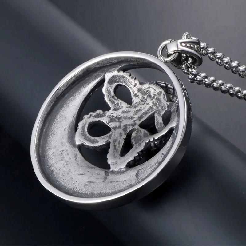 Подвеска-Кобра из титановой стали в стиле ретро | Украшения и аксессуары