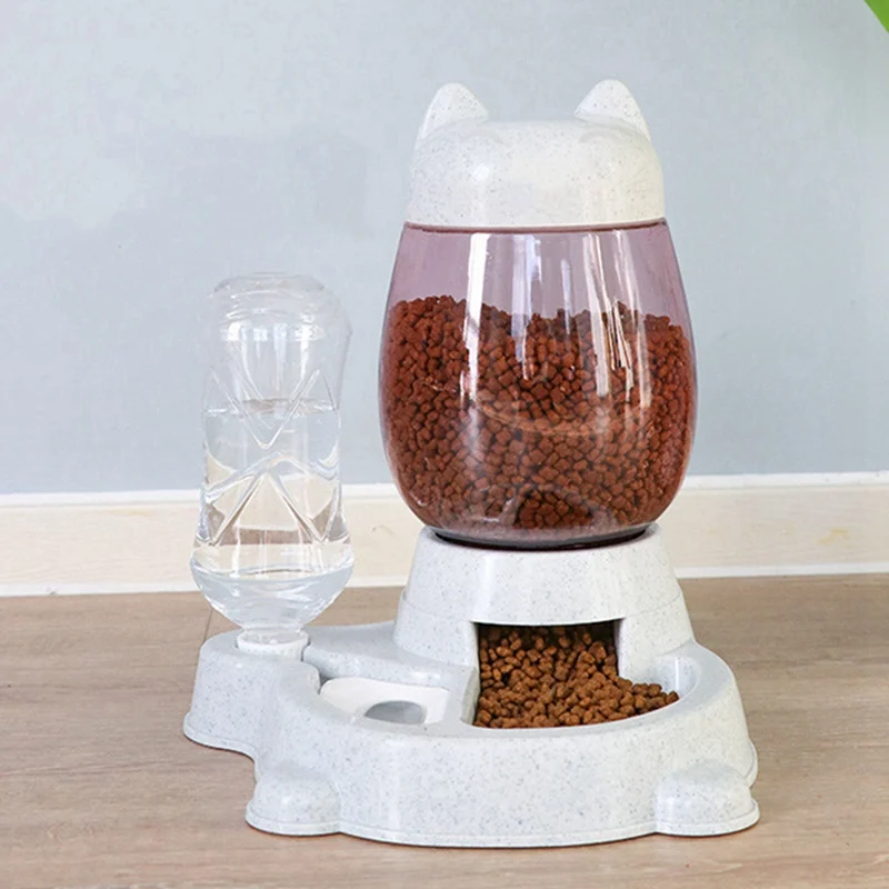 

Cat Feeder Automatic Dispenser Cat Food Bowl Pet DrinkerCat Feeder, Automatic Water Dispenser, Cat Food Bowl, Pet Water Dispens