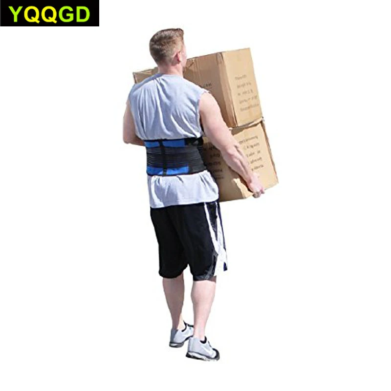 1 шт. Регулируемый Неопреновый двойной поддерживающий Поясничный ремень