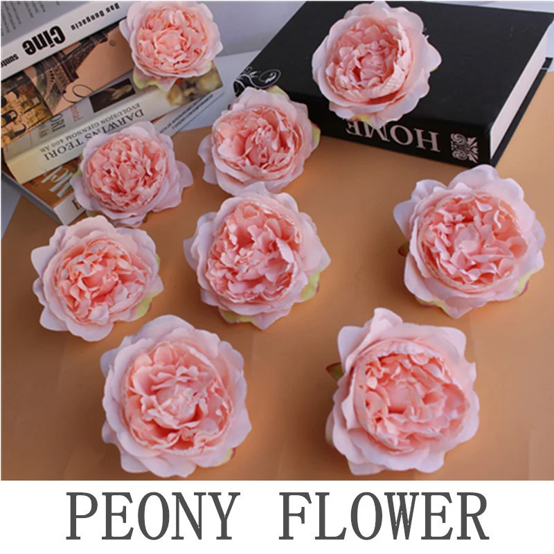 

20pcs/lot Simulation Tea Rose Flower Head DIY Wedding Flower Wall Backdrops Decorative Home Flower Arrangement Rose Peony Head