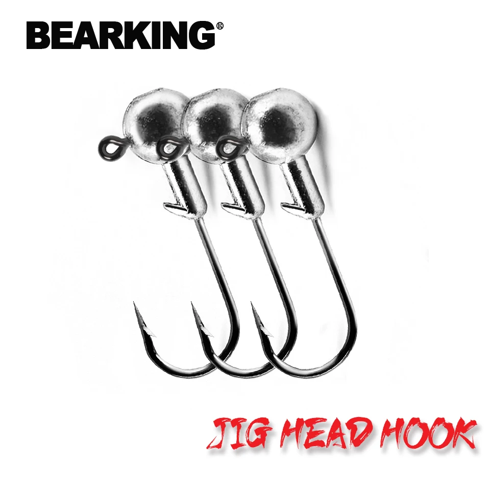 BEARKING 1 г, 2 г, 3 г, 4 г, 5 г, 6 г, 7 г, 10 г, 20 г, 22 г, кривошипный крючок, свинцовый крючок для рыбалки