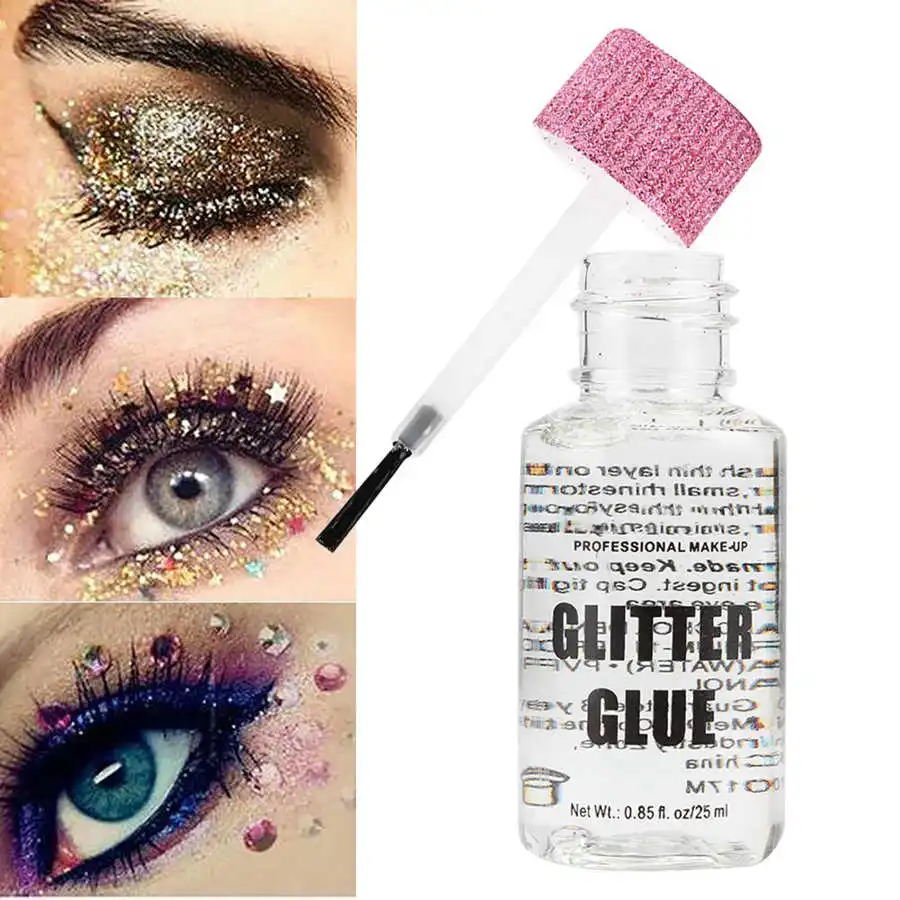 Маникюрный гель для ногтей 25 мл/флакон временная блестящая краска тела блестящий