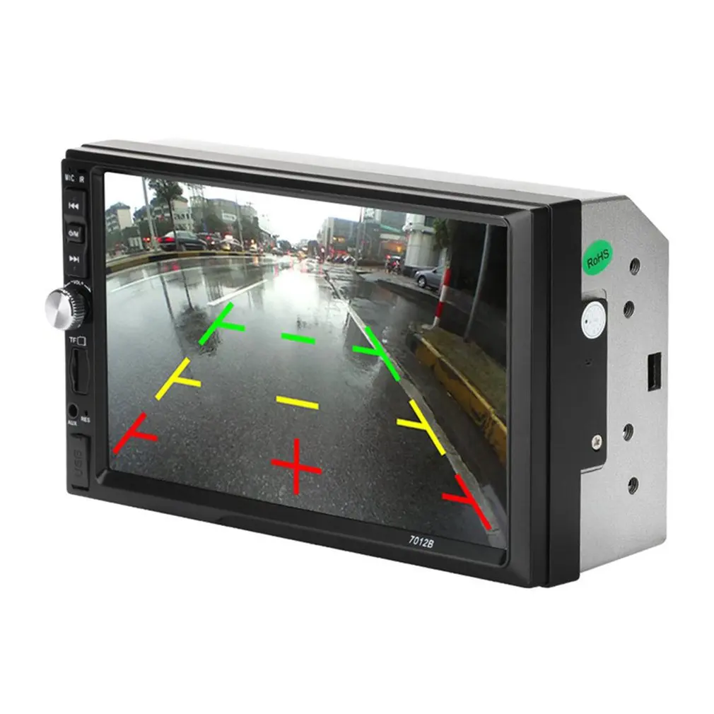 7080B Car Video Player 7 Inch with HD Touch Screen Stereo Radio MP3 MP4 MP5 Audio USB Auto Electronics | Инструменты