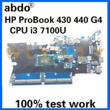 DA0X81MB6E0 905792 001 601 для ноутбука HP ProBook 430 440 G4 Материнская Плата ЦП i3