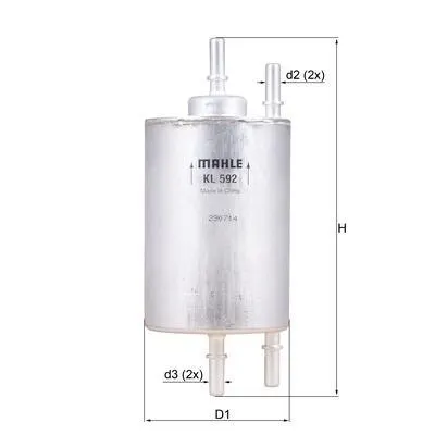 

GASOLINE FILTER 01-09 AI.A4 1.8T