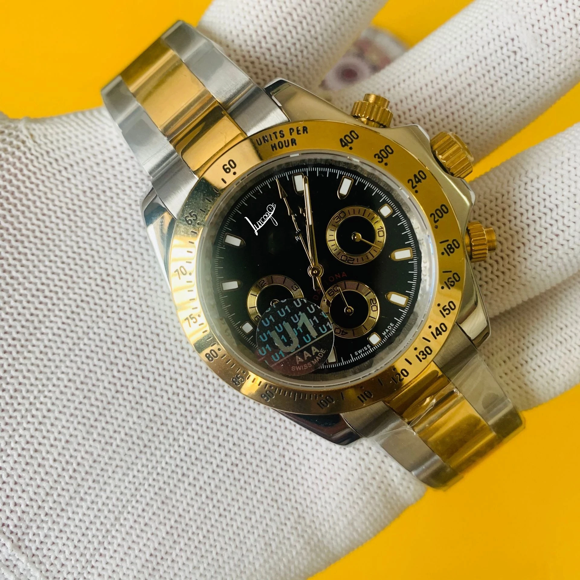 

Business High-end famous brand watches Luxury brand gold and silver watches men's automatic winding self-winding movement