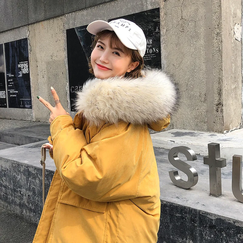 Зимняя женская куртка большие размеры женские парки утепленная верхняя одежда с