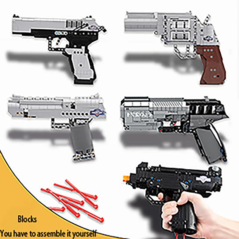 Детские игрушки строительные блоки Кристальные пули безопасная имитация