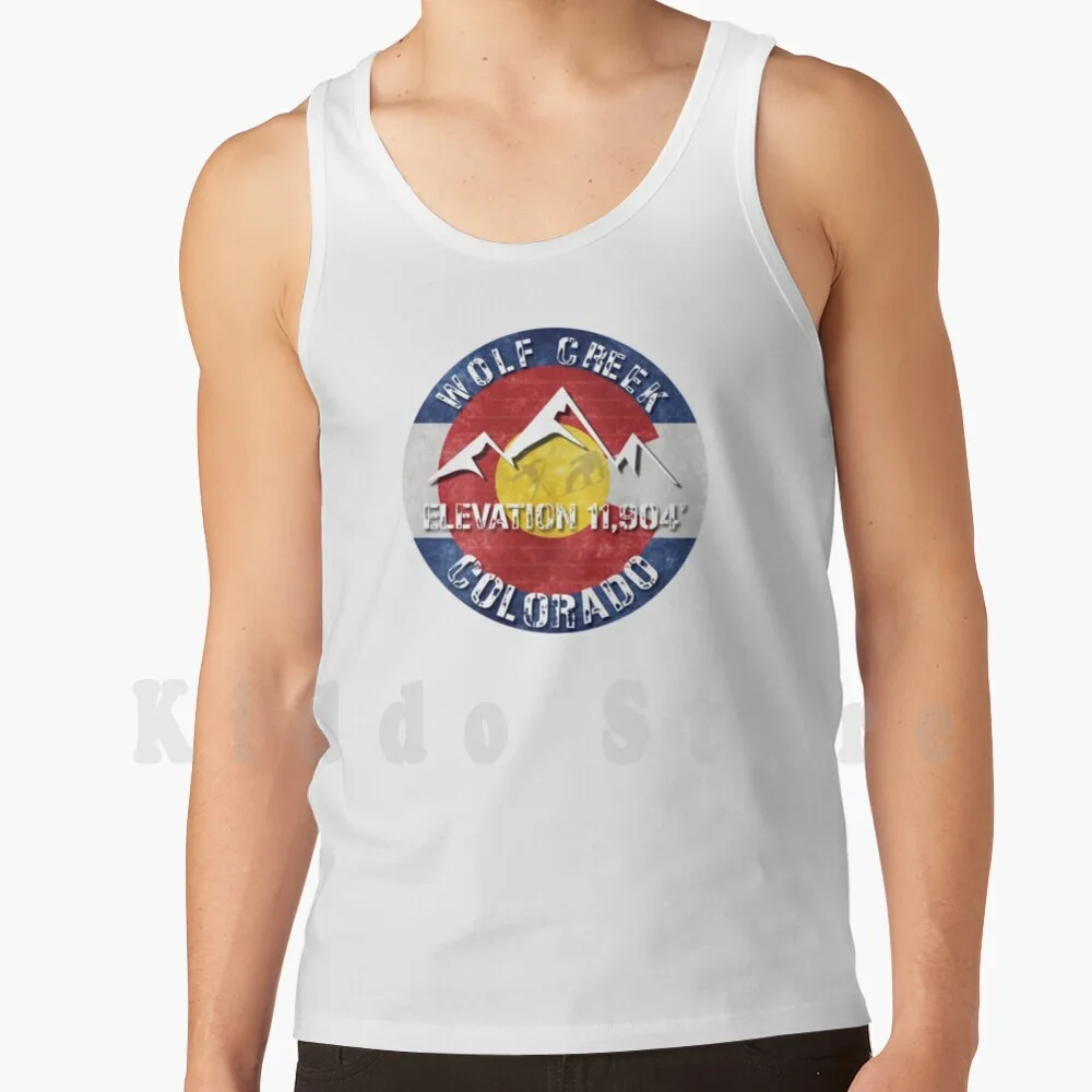 Hiking Mountain Gift Ideas Tank Tops Vest Sleeveless Ski Resort Colorado