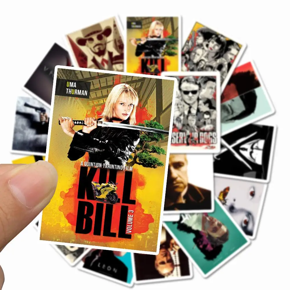 25 шт. Классическая наклейка для фильма багажа ноутбука художественная живопись