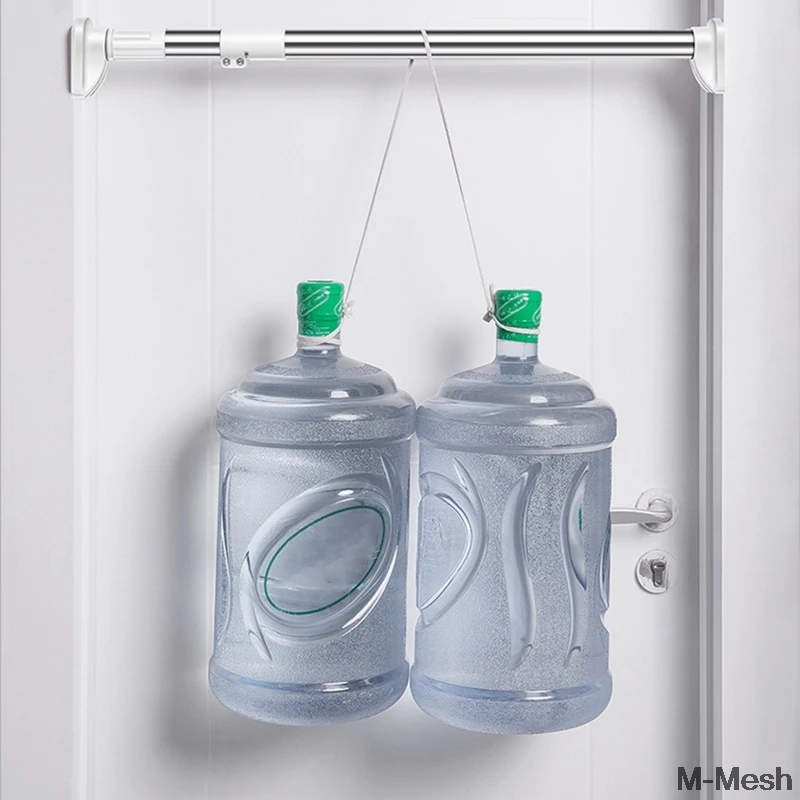 Выдвижная телескопическая Вешалка для занавесок вешалка гардероба шкафа одежды