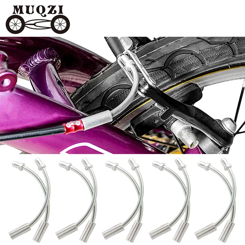 

MUQZI 10 шт. велосипедный V Тормозной кабельный направляющий изогнутый шланг 90 / 110 градусов Тормозная Линия внутренняя защита проводов Запчасти для горных и дорожных велосипедов