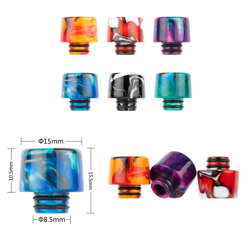 

vapesoon 510 Drip Tip Epoxy Resin Wide Bore For Ijust S RTA RDA Tank E Cig Vaporizor Vape Accessories Mouthpiece