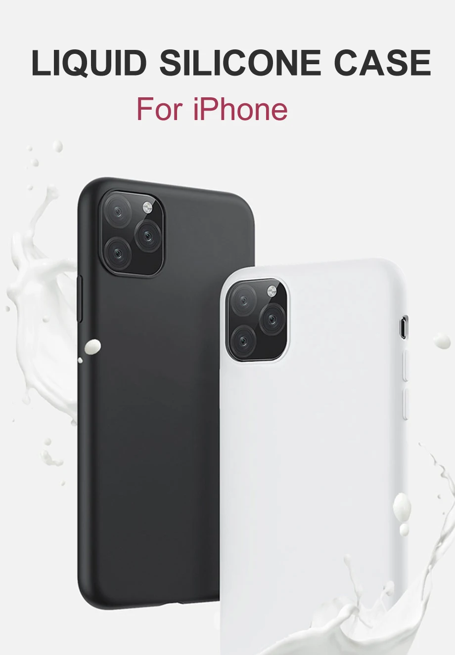 Чехол для iPhone 11 Pro Max 6 S 6 S 7 8 Plus X R XR XS Max чехол мягкий жидкий силиконовый роскошный милый чехол для iPhone11 11Pro