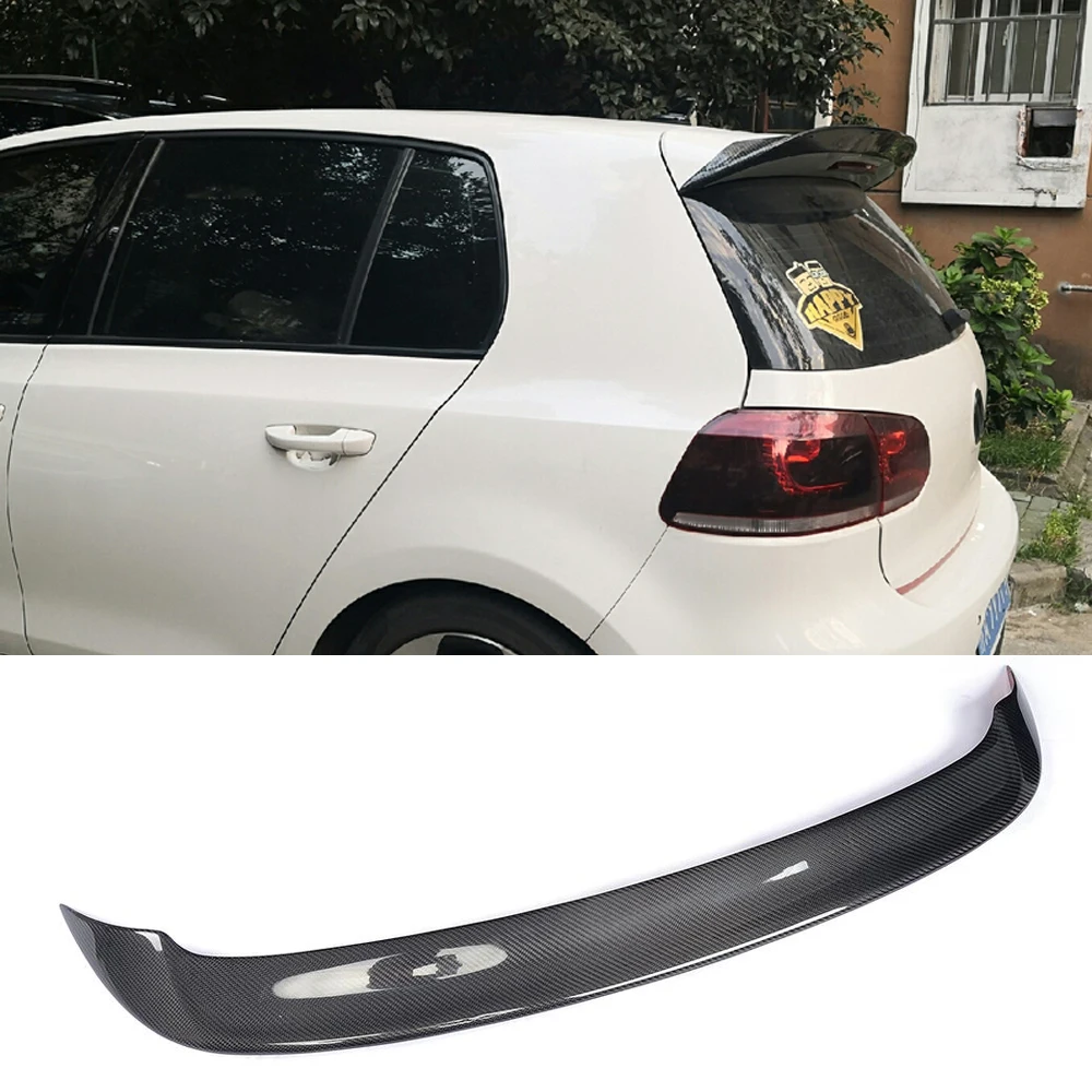Спойлер для Golf 6 из углеродного волокна Volkswagen VW VI MK6 GTI R20 задний спойлер на крышу