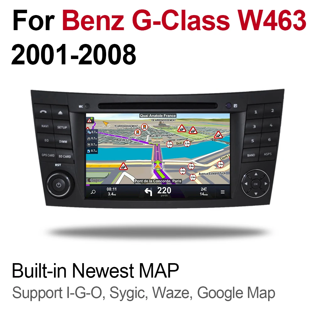 Автомобильный dvd плеер 4 ГБ android 9 0 для Mercedes Benz G Class W463 2001 ~ 2008 NTG мультимедийная GPS