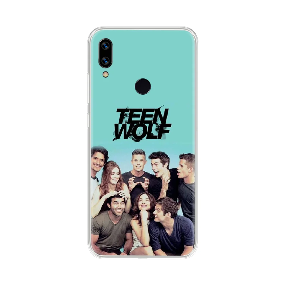 Teen wolf логотип ТПУ черный чехол для телефона Корпус Xiaomi Redmi 2 3 4x5 5a 6 7 8 8T pro