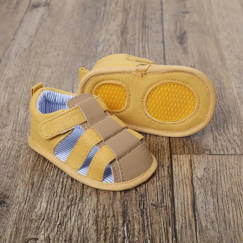 

Baby Boys Summer Mixed Colors Shoes Breathable Anti-Slip Sandals Toddler Soft Soled Shoes 0-18Mdropshipper