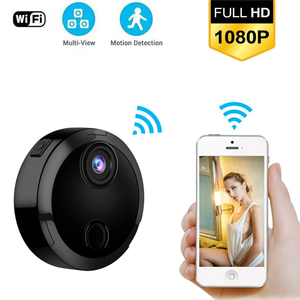 IP-камера HD 1080P Wi-Fi беспроводная ночное видение обнаружение движения поддержка