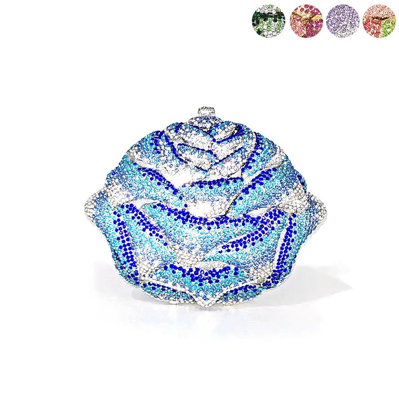 Женская вечерняя вечерние клатч с кристаллами и бриллиантами|Вечерние сумочки| |