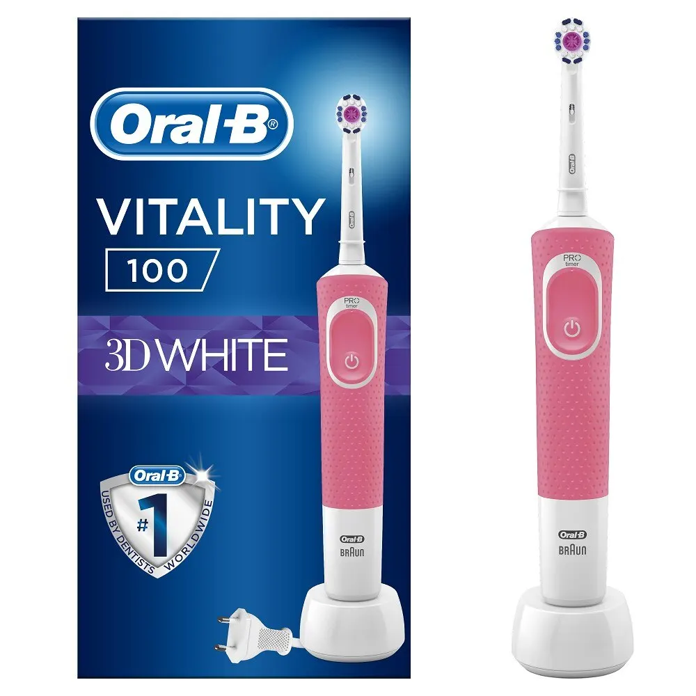 Электрическая Зубная Щетка Oral B Vitality 100 розовая|Электрические зубные щетки| |