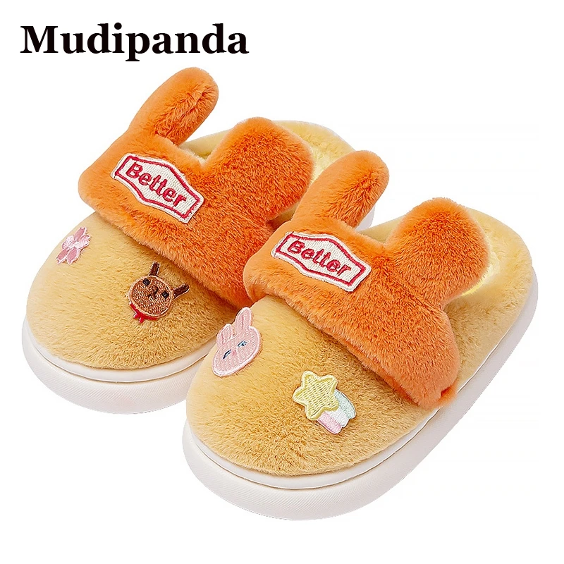 

Домашняя одежда, новинка 2021, Детские хлопковые тапочки, детская сохраняющая тепло зимняя обувь, детские тапочки для дома Bbay, мультяшная дома...