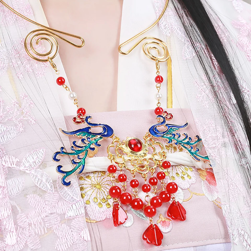 MIYOU китайский ханьфу Чонсам древности аксессуары Корона для волос кисточкой клип