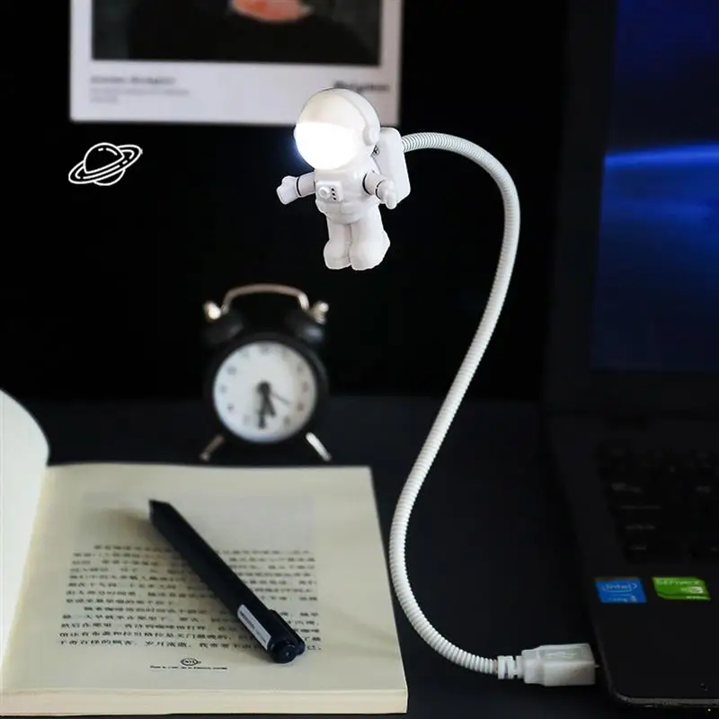 

Desk Lamps Lights New Fashion Novelty Romantic Baby Led Bulbs Usb Port Dc Resin Knob Switch Wedge Night Plug Astronauts