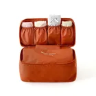 Дорожное женское водонепроницаемое Компактное дорожное нижнее белье большой емкости, одежда, носки BoxBag, сумка для хранения бюстгальтеров