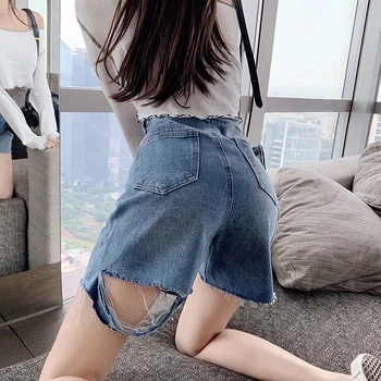 summer denim shorts women 9888#