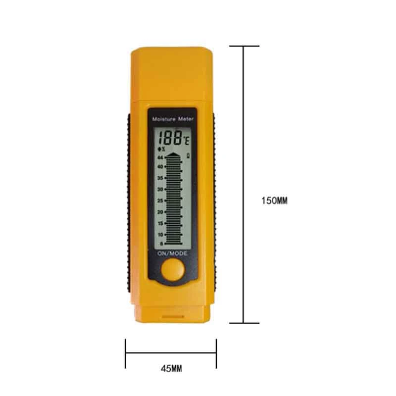 

MT240 Two Pins Digital Wood Moisture Meter 0-99.9% Wood Humidity Tester Timber Damp Detector with Large LCD Display
