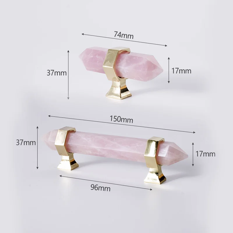 natural crystal brass door knobs and handles for cabinet kitchen cupboard elegant furniture handles copper drawer pulls free global shipping