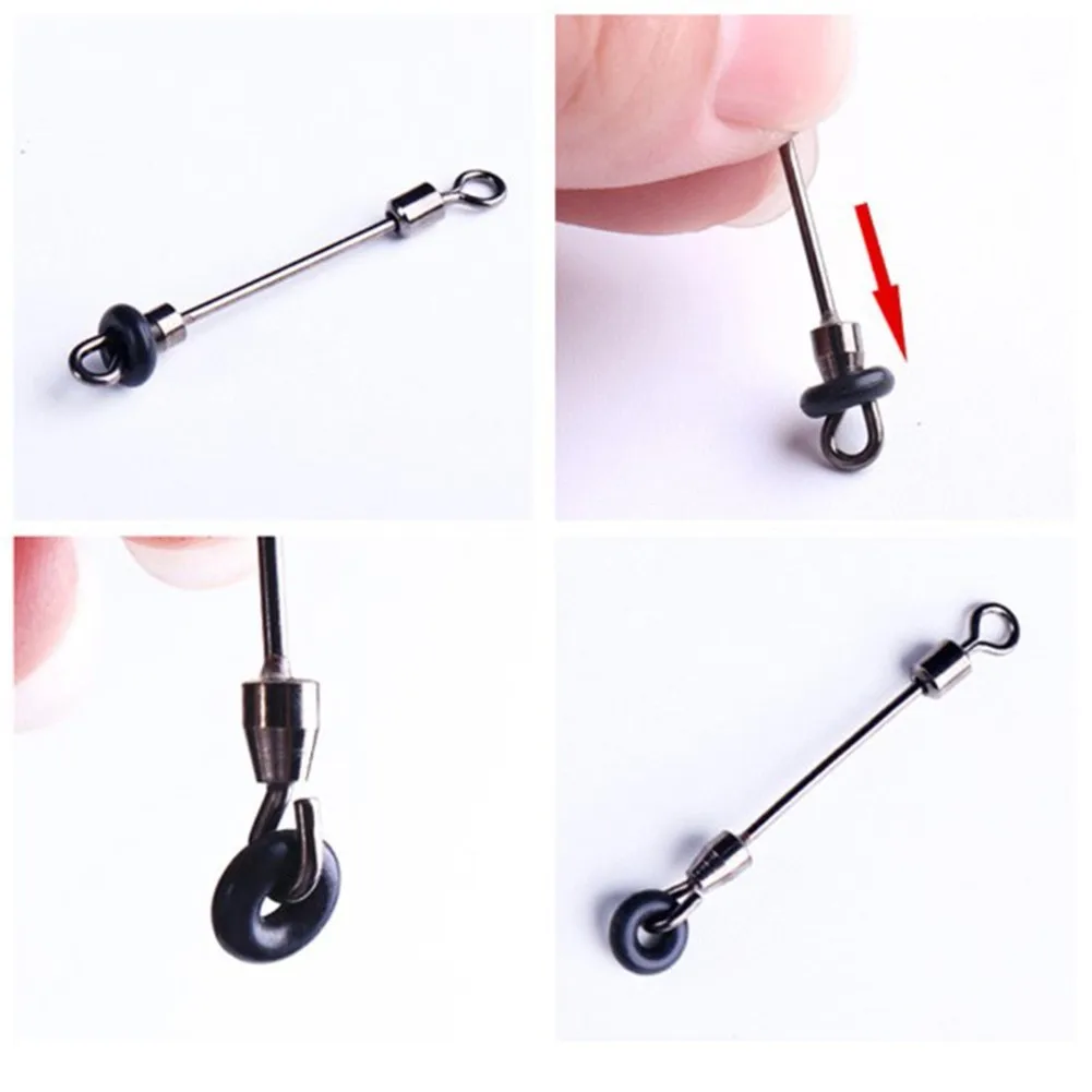 50pcs Wacky O-Ring Worm Rig Accessories For Soft Baits Lure Carp Fishing Tackle Light Weight Silicone O Ring 5.0/5.2/6.0mm | Спорт и