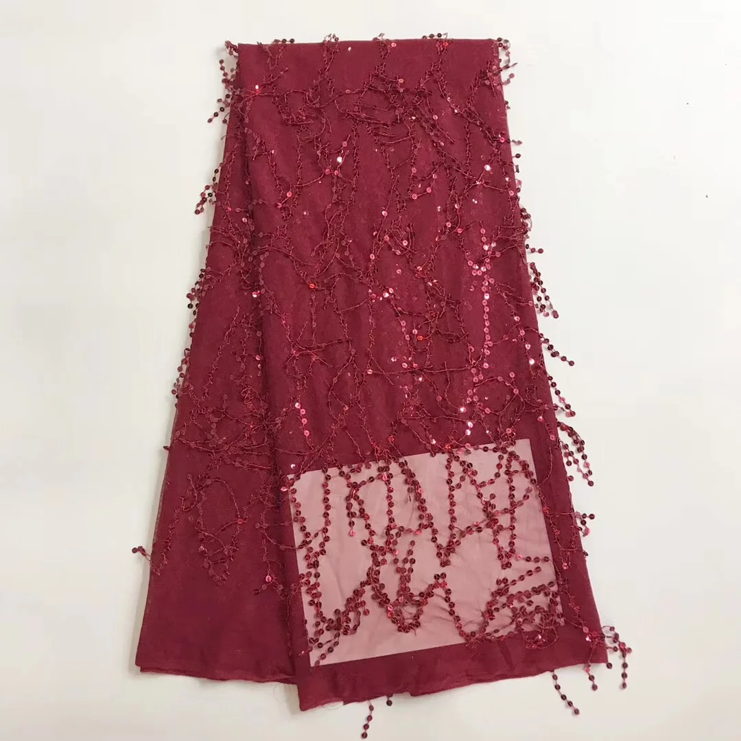 2017 новейшая ткань с блестками фабричная цена кружевная африканский тюль