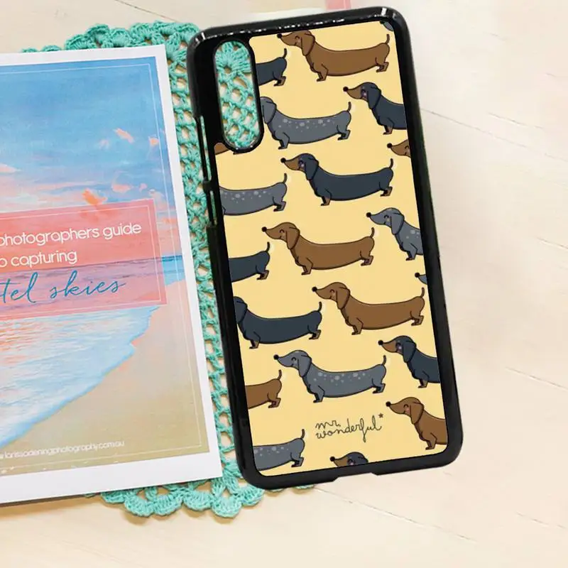 

cute dachshund dog puppy newly arrive Phone Case PC for iPhone 11 12 pro XS MAX 8 7 6 6S Plus X 5S SE 2020 XR