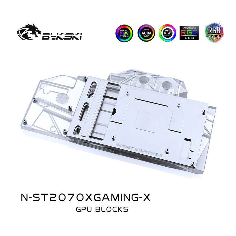 Водяной блок Bykski для ZOTAC RTX2070 8 ГБ X GAMING OC / Gaming полный медный свет|Кулеры и системы