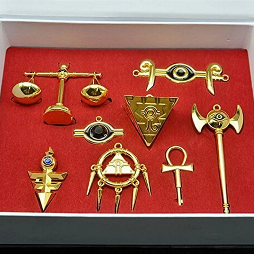 Ю-Ги-о! Цепочка с подвеской брелок набор из 8 шт. + коробка |