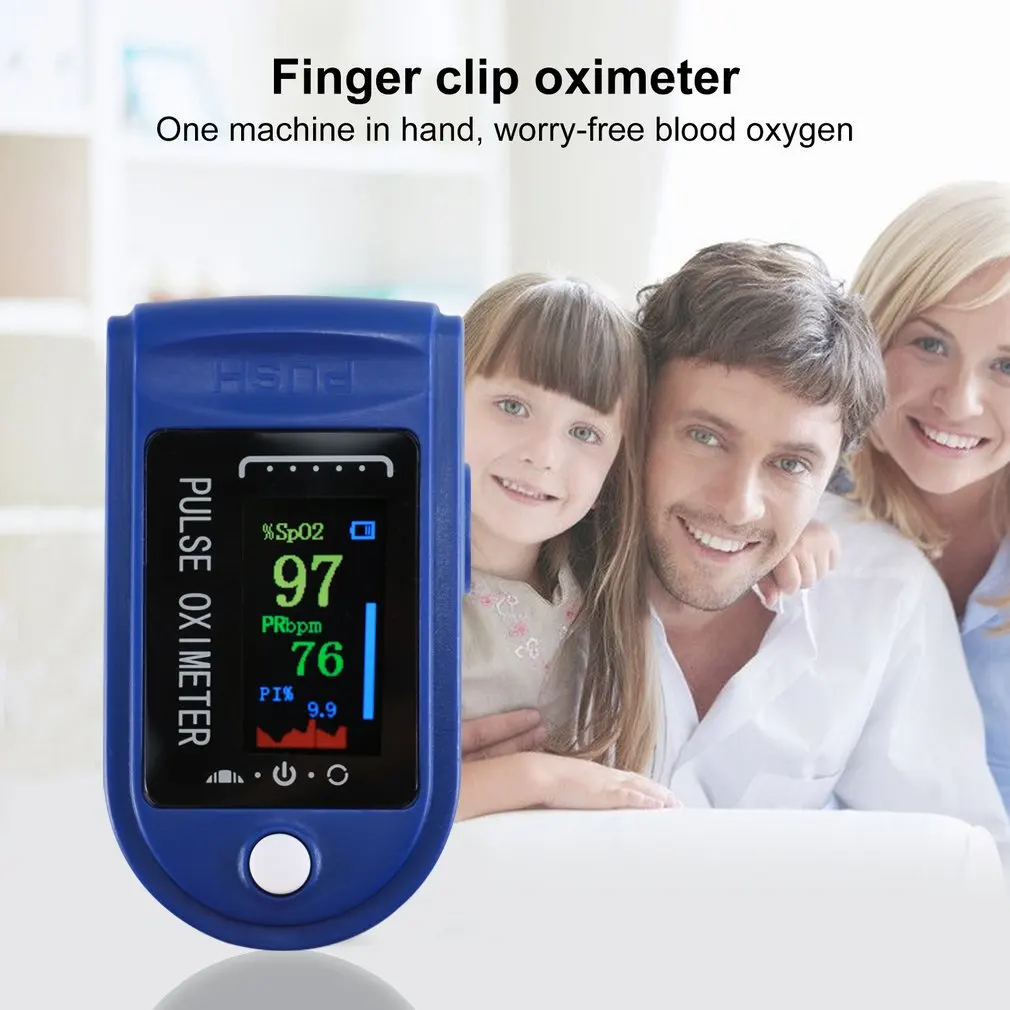 Умный пульсоксиметр дисплей оксиметр монитор здоровья пальца медицинское