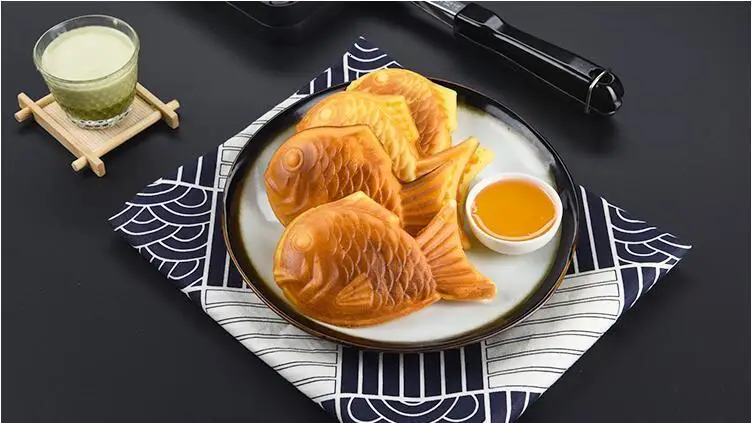 Taiyaki японская рыба-образные Жаростойкие формы для вафель сковорода производитель 2 литой домашний Торт Инструменты