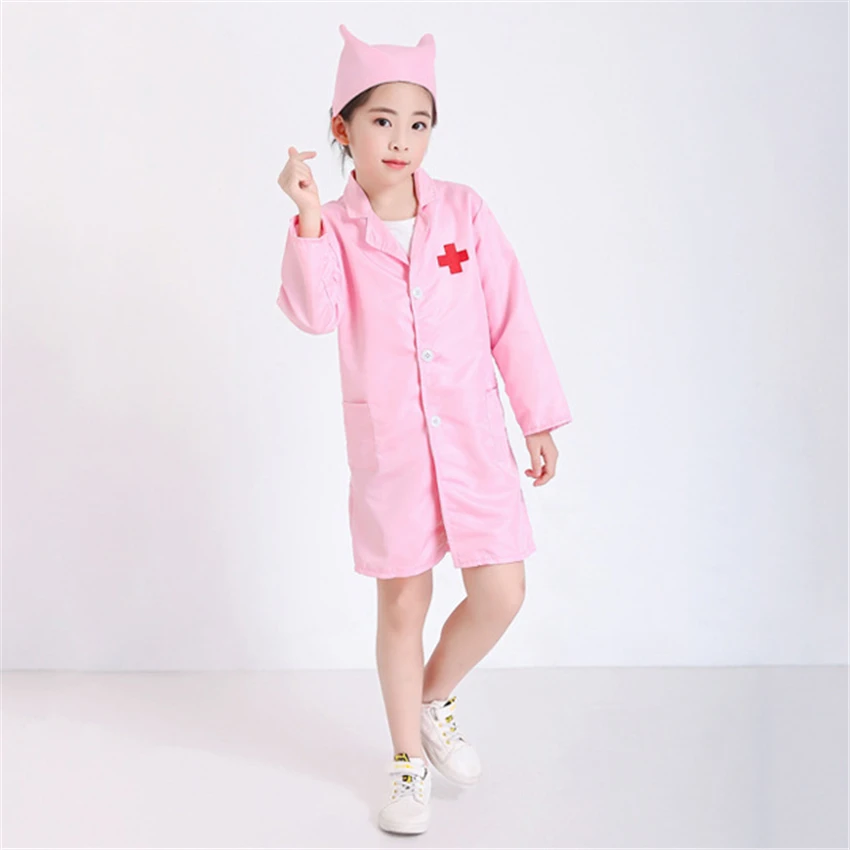 Детская униформа для косплея на Хэллоуин хирургическая форма маленьких девочек